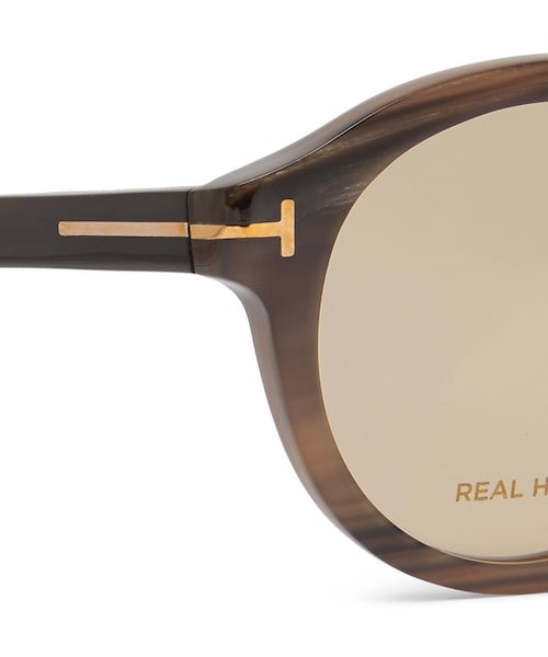 TOM FORD/トムフォード/アビエイター トータスシェルサングラス トムフォード TOM FORD Kendel TF1076 (FT1076) 01B - ブランド