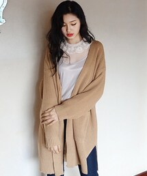 DHOLIC | ポケットオープンニットカーディガン(カーディガン/ボレロ)