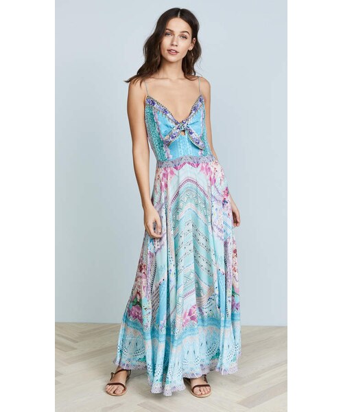 フォクシー カミラドレス　 Camilla Dress ワンピース Camilla（カミーラ）の「Camilla Garden State Tie Front Long