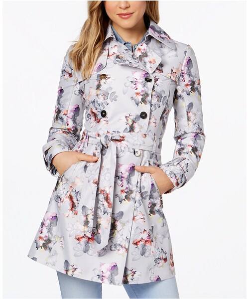 Guess floral trench coat Clearance