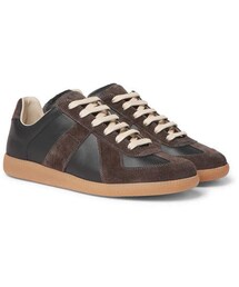 Maison Margiela | Maison Margiela Replica Suede And Leather Sneakers(スニーカー)