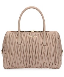 miu miu | Miu Miu Matelassé Leather Medium Satchel Bag(ショルダーバッグ)