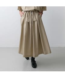 Si-Si-Si | Si-Si-Si comfort　スースースーコンフォート　スカート　BEIGE　18-SS036(シャツ/ブラウス)
