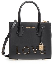 MICHAEL KORS | Michael Kors Medium Mercer Messenger Leather Tote(ショルダーバッグ)