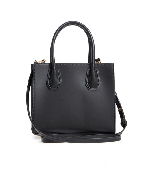 MICHAEL KORS（マイケルコース）の「Michael Kors Medium Mercer Messenger Leather Tote（ショルダーバッグ・レディース・Black/Pink・One Size）」の5枚目の写真