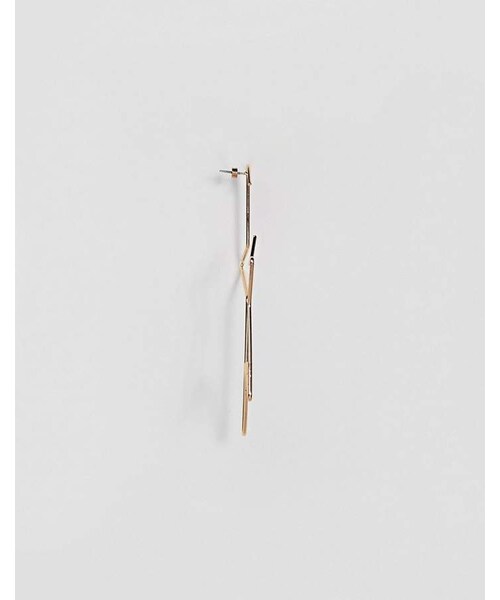 STEVE MADDEN(スティーブマデン)の「Steve Madden Open Star Post Earring(イヤリング・レディース・Gold・One Size)」の3枚目の写真