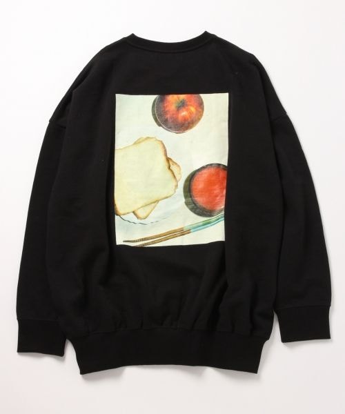 HARE（ハレ）の「TOKYO NONSENSE／題府基之×HARE BIGスエット（トップス・ホワイト系その他/オフホワイト/ブラック系その他/ブラック）」の3枚目の写真