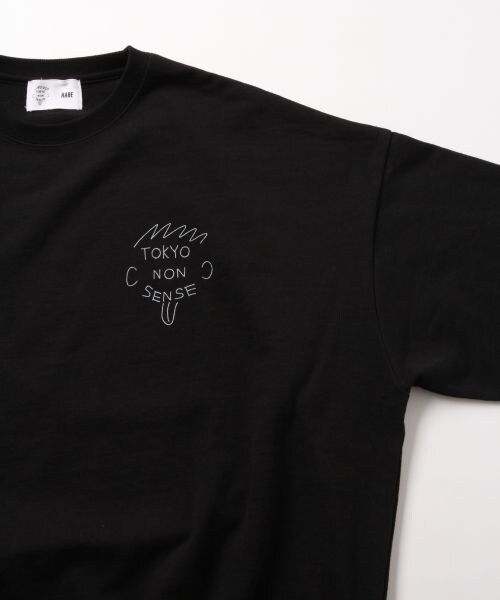 HARE（ハレ）の「TOKYO NONSENSE／題府基之×HARE BIGスエット（トップス・ホワイト系その他/オフホワイト/ブラック系その他/ブラック）」の8枚目の写真