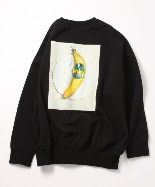 HARE（ハレ）の「TOKYO NONSENSE／題府基之×HARE BIGスエット（トップス・ホワイト系その他/オフホワイト/ブラック系その他/ブラック）」の4枚目の写真