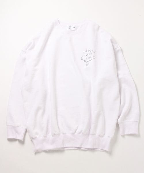 HARE（ハレ）の「TOKYO NONSENSE／題府基之×HARE BIGスエット（トップス・ホワイト系その他/オフホワイト/ブラック系その他/ブラック）」の5枚目の写真