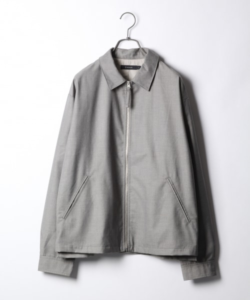 RAGEBLUE（レイジブルー）の「TRドリズラージャケットSS（ジャケット/アウター・ブラック/ライトグレー/ブルーグリーン系/ペールパープル系）」の2枚目の写真