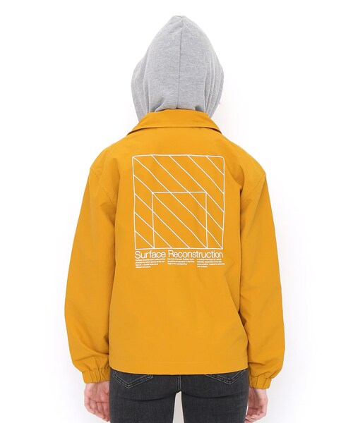 ★美品♪【graniph】グラニフ＊デチャッタブル　フード　コーチジャケット★M 楽天市場】【ユニセックス】デチャッタブルフードコーチ