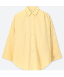 UNIQLO | リネンブレンドブラウス（7分袖）(シャツ/ブラウス)