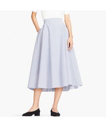 UNIQLO | サーキュラースカート(ストライプ・丈標準73~77cm)(スカート)