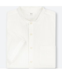 UNIQLO | リネンコットンスタンドカラーシャツ（S）＋EC(シャツ/ブラウス)