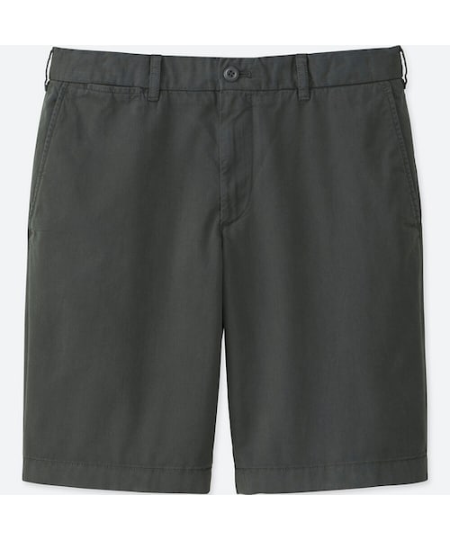 UNIQLO（ユニクロ）の「チノハーフパンツ（その他パンツ・メンズ・BLUE 65/GRAY 07/BEIGE 32/WHITE 00/YELLOW 44/NAVY 69/RED 16/PINK 12/OLIVE 56/GREEN 53/PURPLE 74・S/L/XS/XXL/XL/3XL/M/4XL）」の2枚目の写真