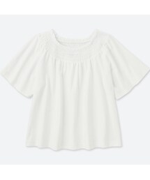 UNIQLO | GIRLS シャーリングT（半袖）790円(Tシャツ/カットソー)