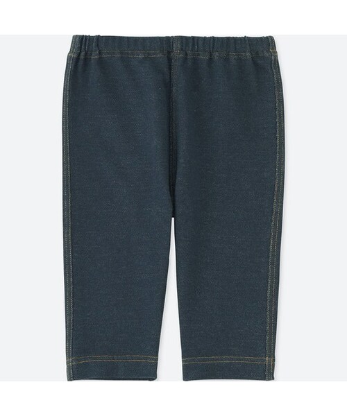 UNIQLO（ユニクロ）の「レギンス（デニム・7分丈）（その他ベビー用品・キッズ・BLUE 65/BLUE 63/BLUE 68・70/80/90/110/100）」の3枚目の写真