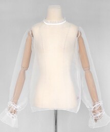 DHOLIC | フリルシースルーブラウス(シャツ/ブラウス)