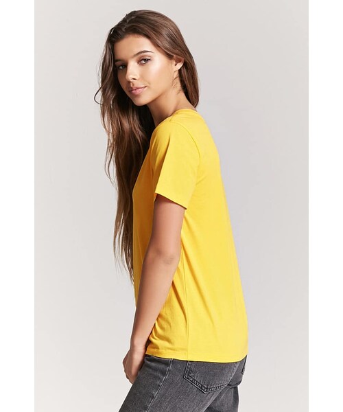 FOREVER 21(フォーエバー トゥエンティーワン)の「チェリーコットンTシャツ(その他・レディース・YELLOW/RED/WHITE/RED・S/M/L)」の2枚目の写真