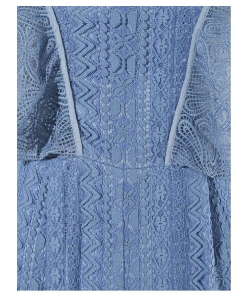 SNIDEL（スナイデル）の「レースオールインワン（オールインワン・レディース・IVR/BLU/NVY・0/1）」の10枚目の写真