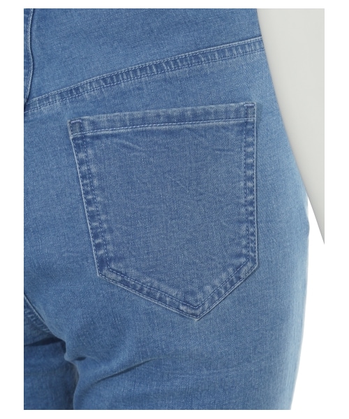 snidel レースアップデニムサロペット SNIDEL（スナイデル）の「レースアップデニムサロペット