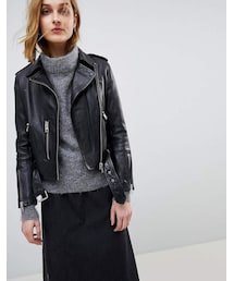 ALLSAINTS | AllSaints All Saints Vintage Leather Balfern Biker Jacket(ライダースジャケット)