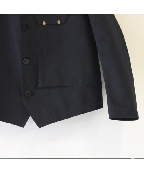 アシードンクラウド　ハンドベーカー　ノーカラー　ブルゾン　ジャケット アシードンクラウド ハンドベーカー ノーカラー ブルゾン