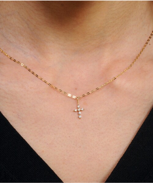 two ply（トゥープライ）の「トゥー プライ 623 オーバル チェーン つぶし長小判 ネックレス チェーン（ネックレス・レディース・ゴールド・40cm）」の5枚目の写真