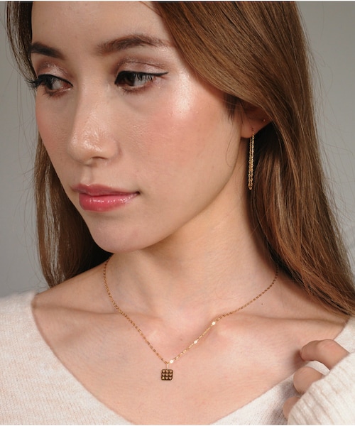 two ply（トゥープライ）の「トゥー プライ 623 オーバル チェーン つぶし長小判 ネックレス チェーン（ネックレス・レディース・ゴールド・40cm）」の8枚目の写真