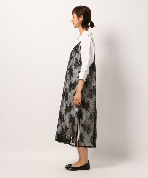 GLOBAL WORK（グローバルワーク）の「レースSETシャツワンピース（ワンピース/ドレス・ホワイト/ブルー(ストライプ)/ブルー）」の7枚目の写真