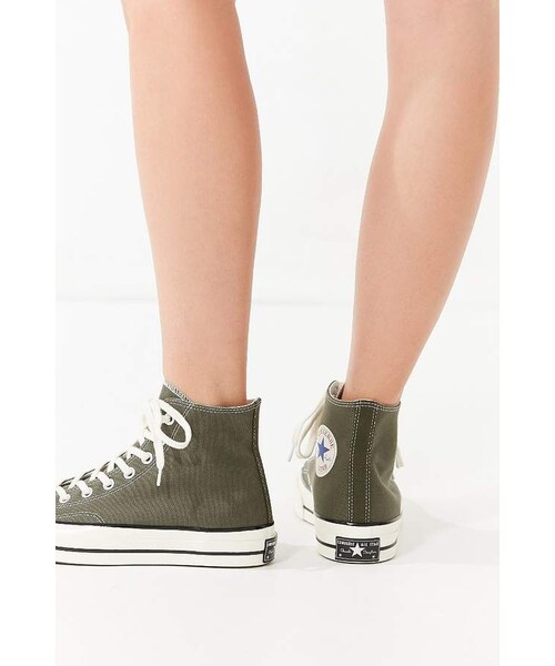 CONVERSE（コンバース）の「Converse Chuck Taylor All Star Canvas High Top Sneaker（スニーカー・レディース・Purple/Green・W 10.5/m 8.5/W 10/m 8/W 6.5/m 4.5/W 6/m 4/W 7.5/m 5.5/W 7/m 5/W 8.5/m 6.5/W 8/m 6/W 9.5/m 7.5/W 9/m 7）」の7枚目の写真