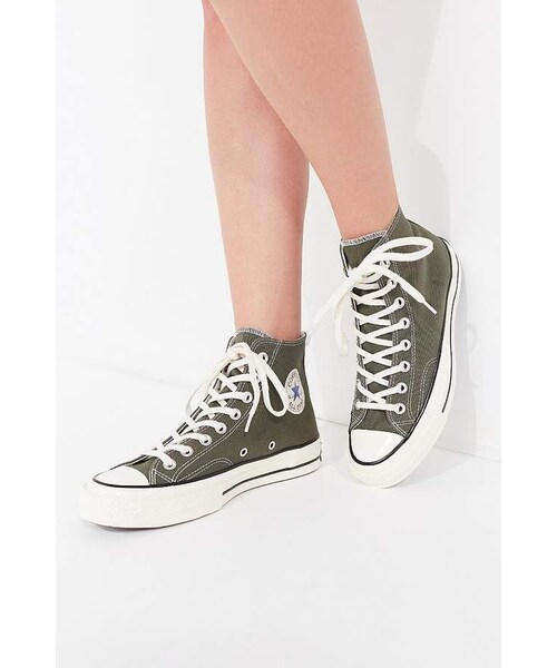 CONVERSE（コンバース）の「Converse Chuck Taylor All Star Canvas High Top Sneaker（スニーカー・レディース・Purple/Green・W 10.5/m 8.5/W 10/m 8/W 6.5/m 4.5/W 6/m 4/W 7.5/m 5.5/W 7/m 5/W 8.5/m 6.5/W 8/m 6/W 9.5/m 7.5/W 9/m 7）」の11枚目の写真