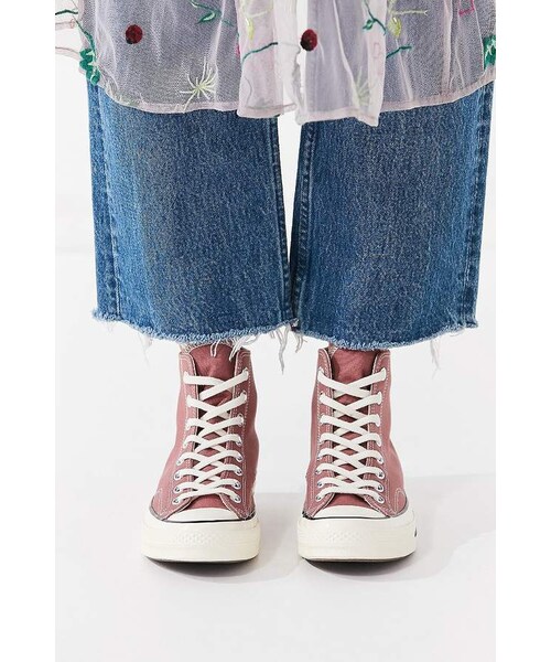 CONVERSE（コンバース）の「Converse Chuck Taylor All Star Canvas High Top Sneaker（スニーカー・レディース・Purple/Green・W 10.5/m 8.5/W 10/m 8/W 6.5/m 4.5/W 6/m 4/W 7.5/m 5.5/W 7/m 5/W 8.5/m 6.5/W 8/m 6/W 9.5/m 7.5/W 9/m 7）」の4枚目の写真