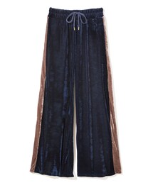 GRL | サイドラインベロアワイドパンツ(その他パンツ)