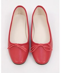 Dailyabout | リボンポイントラウンドトゥフラットシューズ(その他シューズ)