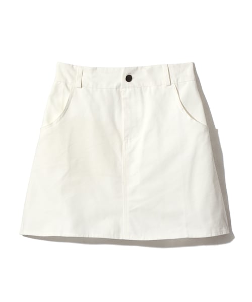 GRL（グレイル）の「台形スカート（スカート・レディース・ブラック/カーキ/オフホワイト/ダークオレンジ・M）」の2枚目の写真