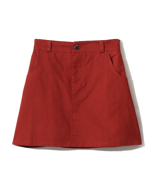 GRL（グレイル）の「台形スカート（スカート・レディース・ブラック/カーキ/オフホワイト/ダークオレンジ・M）」の4枚目の写真