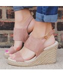 FSJshoes | ピンク ウェッジサンダル(Sandals)