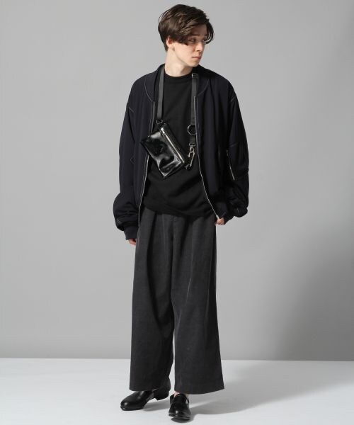HARE(ハレ)の「サマーコールワイドパンツ(パンツ・オフホワイト/ブラック/グレー)」の7枚目の写真