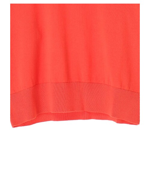 YECCA VECCA（イェッカヴェッカ）の「【先行予約】ラッフルニットプルオーバー（トップス・ライトグレー/オレンジ/イエロー/ネイビー・F）」の5枚目の写真