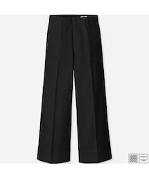 UNIQLO | ハイライズワイドアンクルジーンズ＋E(デニムパンツ)