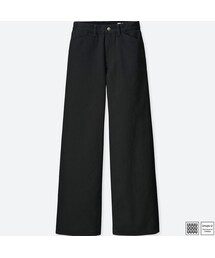 UNIQLO | ワイドジーンズ＋E(デニムパンツ)
