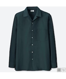 UNIQLO | オープンカラーシャツ（長袖）(シャツ/ブラウス)