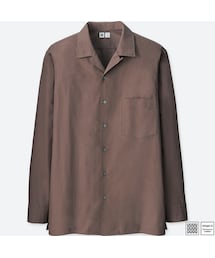 UNIQLO | オープンカラーシャツ（長袖）(シャツ/ブラウス)