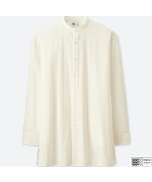 UNIQLO | スタンドカラーシャツ（長袖）＋E(シャツ/ブラウス)