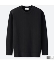 UNIQLO | コットンカシミヤクルーネックセーター（長袖）＋E(ニット/セーター)