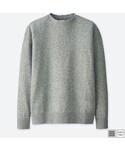ユニクロ | コットンモックネックセーター（長袖）＋E(針織衫)