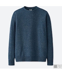UNIQLO | コットンモックネックセーター（長袖）＋E(ニット/セーター)