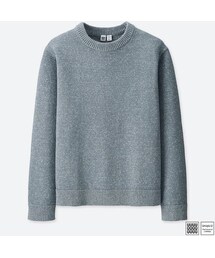 UNIQLO | コットンクルーネックセーター（長袖）(ニット/セーター)
